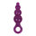 Jolie Ripples Beginners Mini Beaded Butt Plug with Finger Loop