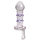 Lovehoney Juicer Textured Sensual Glass Butt Plug