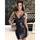 Beauty Night Plus Size Avanua Donna Wet Look Chemise