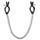 DOMINIX Deluxe Adjustable Tension Nipple Clamps with Chain