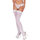 Daring Legs White Stockings with Bow