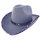 Cowboy Hat with Sequin Brim and Trim