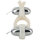 Rabbit ring with bullets inserted