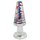 Toy Joy Frozen Fountain Glass Butt Plug
