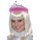 Jewelled Silver Tiara with Marabou Trim (new window)