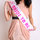 White Satin Bride to Be Hen Party Sash