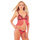 Classified Ruffle Mesh Cami Set