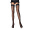 Leg Avenue Fishnet Thigh Highs with Stretch Lace Top