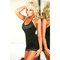 Sweet Streak Clubwear Rhinestone Halter Dress
