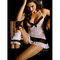 Music Legs Polka Dot Sheer Chemise