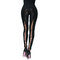 Leg Avenue Wet Look Leggings with Elastic Lace Up Back