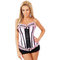 Sweet Streak Polka Dot Ruffle Corset