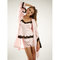 BlueBella Enchant Satin Kimono with Lace Trim