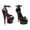 Pleaser Delight Lace-Up Platform Stilettos