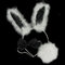 Bunny Girl Costume Set with Bendable Fluffy Ears