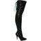 Seduce Open Back Thigh High Boots