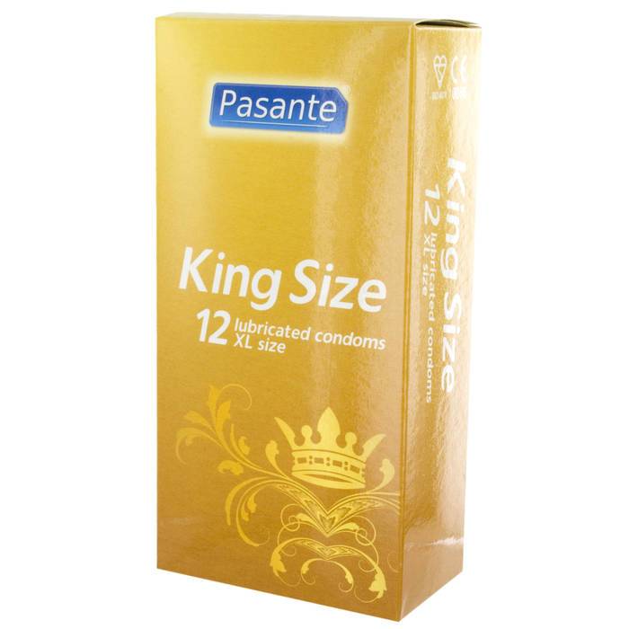 Pasante King Size Condoms (12 Pack) Large Condoms Lovehoney