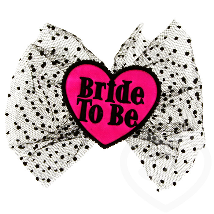 Miss-Chief Bride to Be Hair Bow