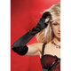 Coquette Darque Satin Lycra Long Gloves