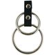 Bondage Boutique Dual Ring Metal Cock Ring