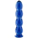 Lovehoney Sapphire Beaded Orgasmic Glass Dildo