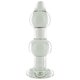 Love Labs Advanced Twin Ridge Glass Butt Plug