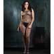 Leg Avenue Plus Size Seamless Spaghetti Strap Fishnet Bodystocking