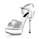 Pleaser Allure Glitter Stiletto Heels