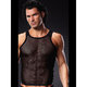Blue Line Mesh Vest Top