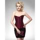 Sweet Streak Royal Overbust Corset-Style Bustier and G-String