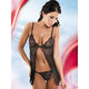 Soft Line Anabel Flyaway Babydoll and G-String Set