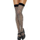 Fever Sheer Desires Thigh High Leopard Print Stockings