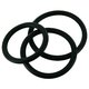 Manbound Rubber Cock Rings (3 pack)