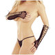Classified Elbow Length Fishnet Gloves