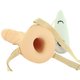 Latex Lover Hollow Vibrating Strap-On Dildo