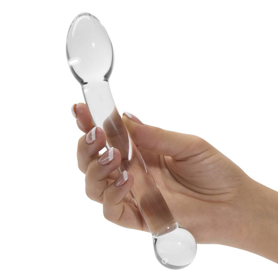 Gspot glass dildos Bikini with skirted bottoms