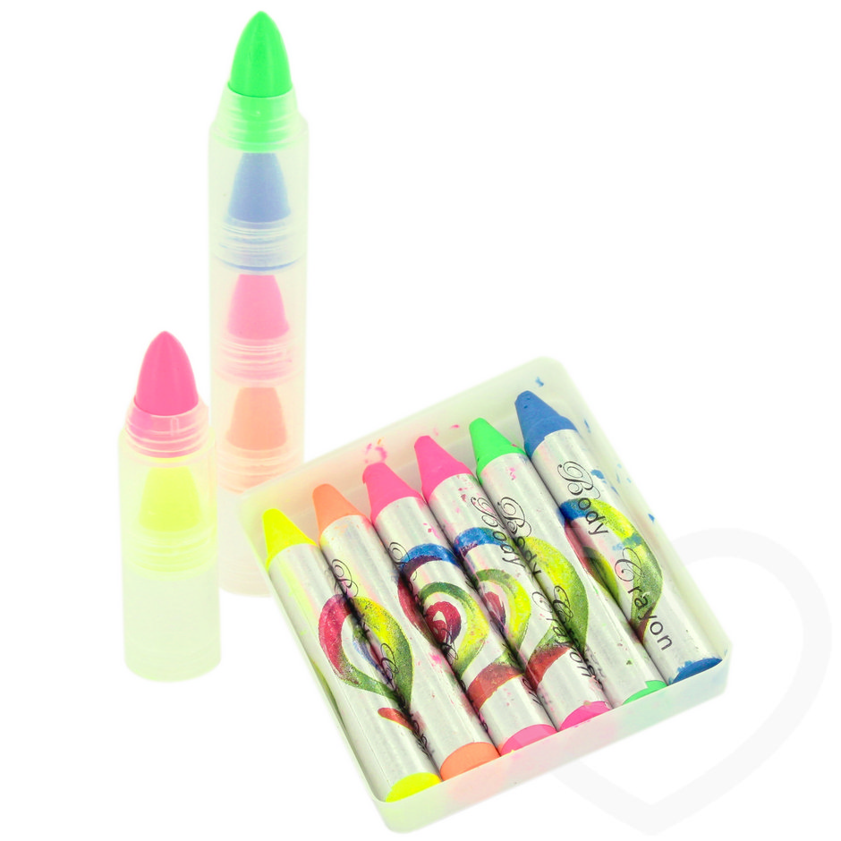 Colour Me Sexy Body Art Crayons Lovehoney