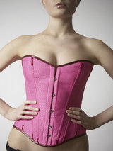 Kunza Pink Coutille Corset