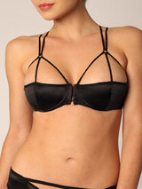 Coco de Mer - Sylph Half Cup Front Fastening Bra