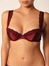 Stella McCartney - Clara Whispering Contour Bra - Burgundy