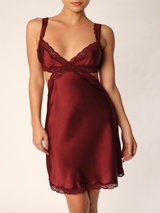 Stella McCartney - Clara Whispering Slip - Burgundy