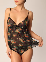 Alöe Vintage Floral Silk Camisole