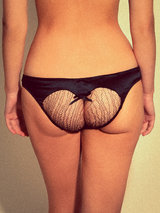 Coco de Mer Bella Notte Ouvert Silk Knickers