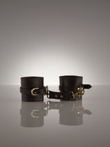 Coco de Mer Leather Wrist Cuffs