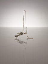 Blow your Own Trumpet Sterling Silver Necklace by Bert