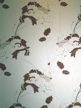 Paper Voyeur Mercury Blue Erotic Art Wallpaper
