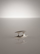 Betony Vernon Sterling Silver Pod Massage Ring
