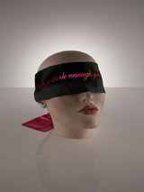 Coco de Mer 'See Stars' Embroidered Silk Blindfold
