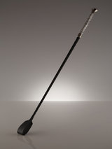 Bo's Tit Bits Crystal Riding Crop Clear