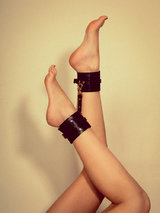 Coco de Mer Leather Ankle Cuffs